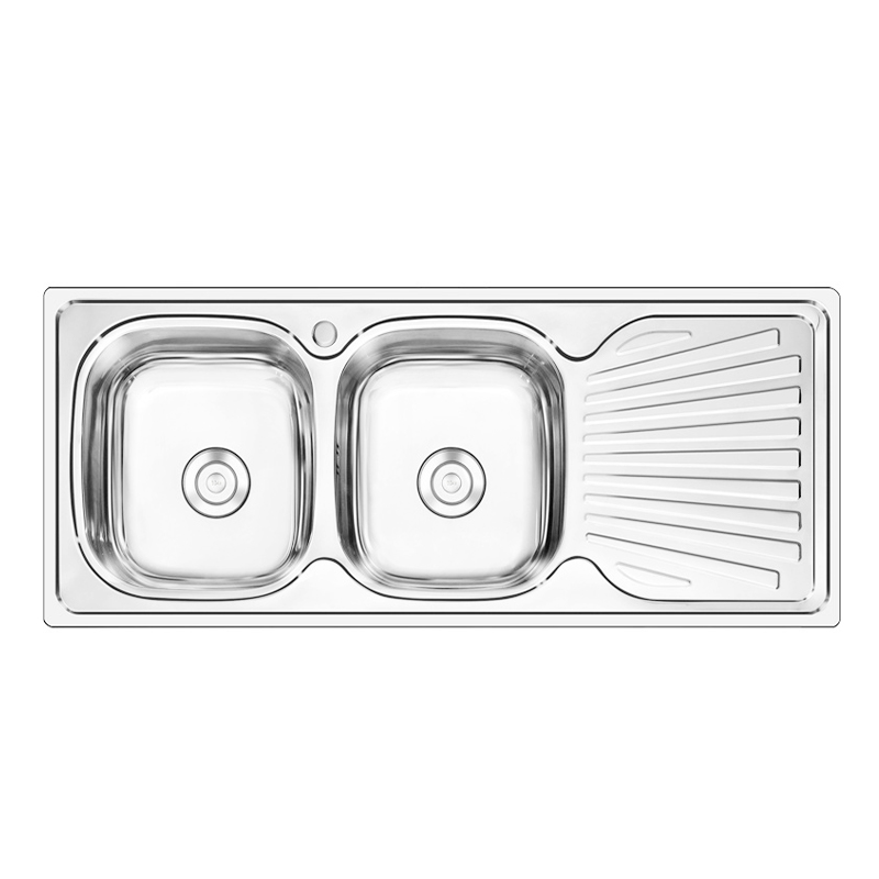 12050 Double Bowl Kitchen Sink 