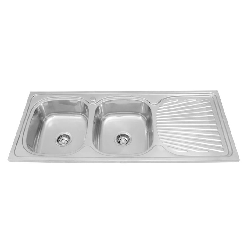 12050 Double Bowl Kitchen Sink 