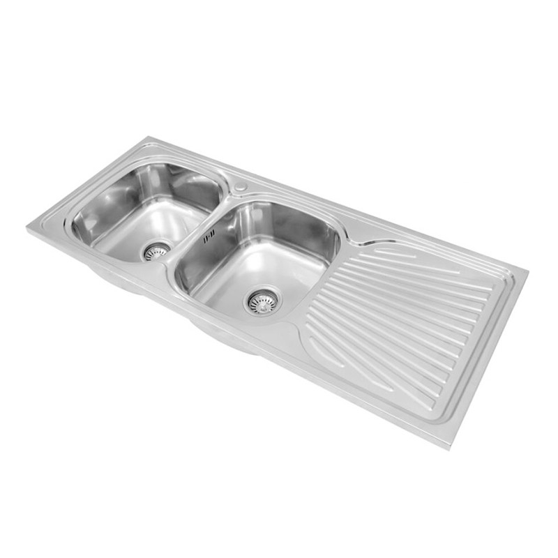 12050 Double Bowl Kitchen Sink 