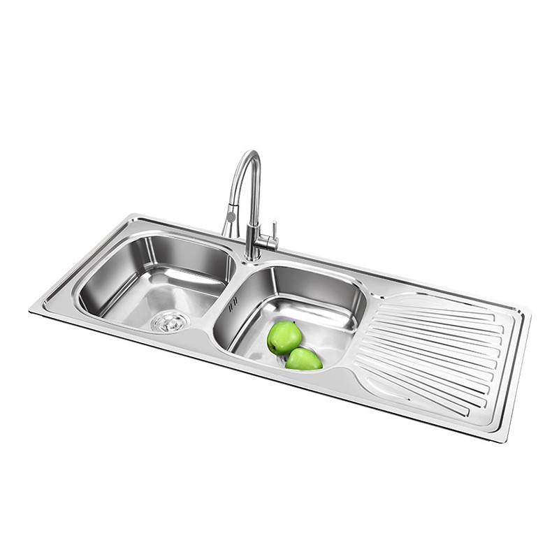 12050 Double Bowl Kitchen Sink 