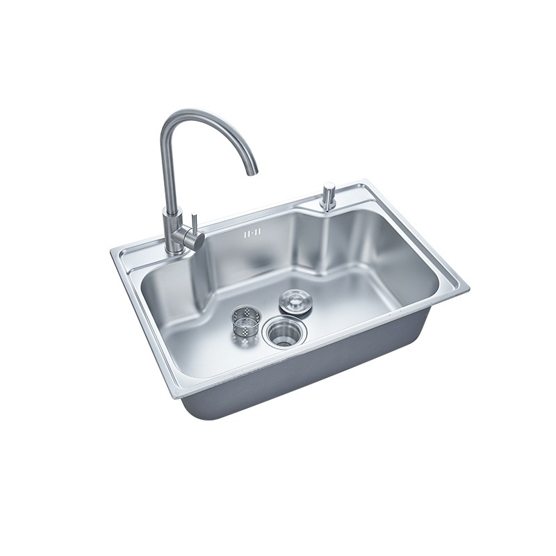 6845S Sliver Brushed Kitchen sink