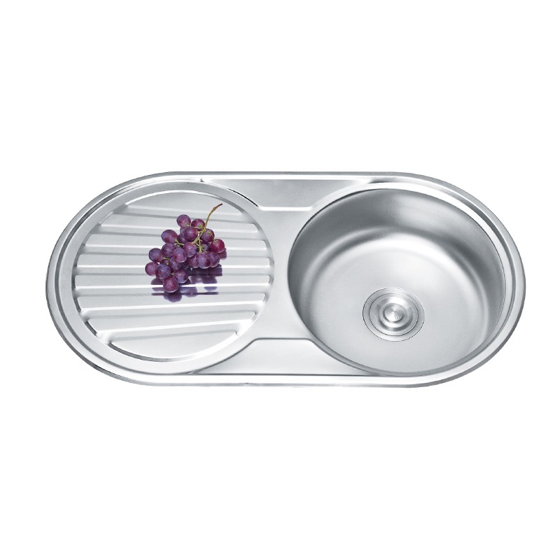 8143S Round Single Bowl Sink