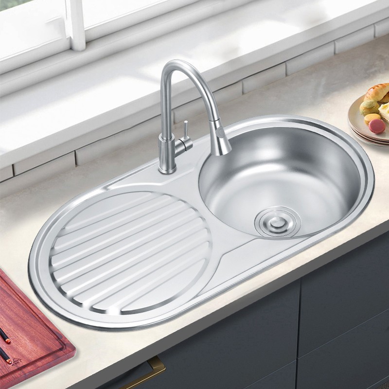 8143S Round Single Bowl Sink