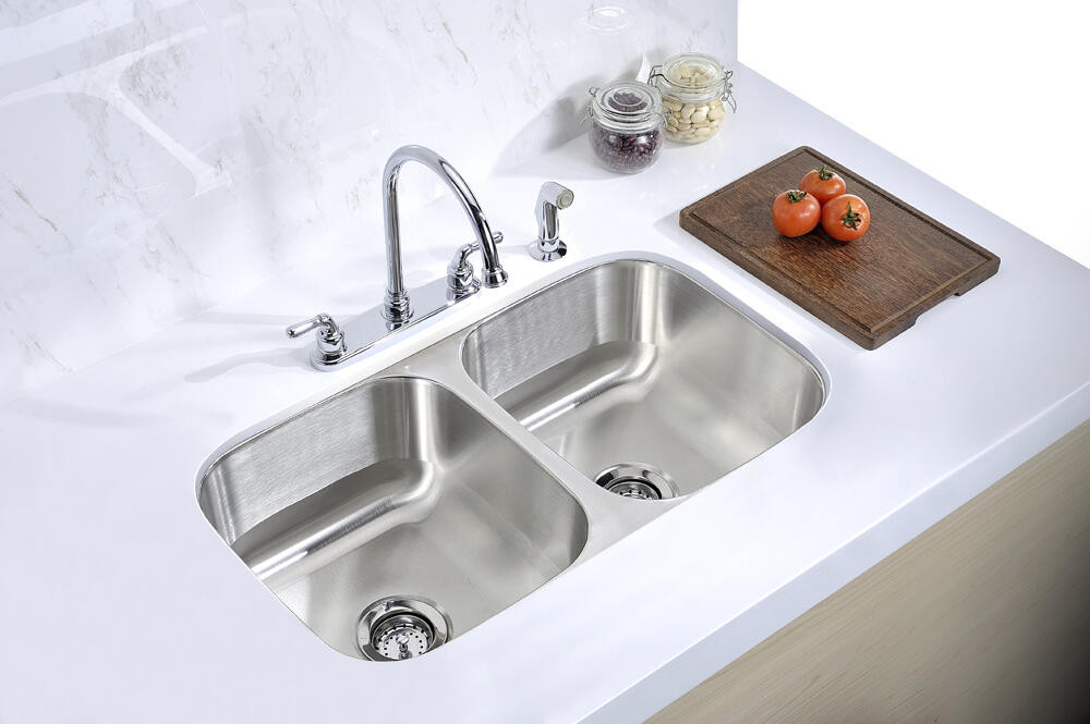 8246 Double Bowl Undermount Stainless Steel Kitchen Sink