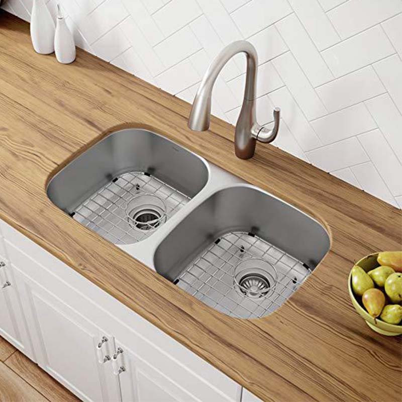 8247 Double Bowl Undermount mechanical Kitchen Sink