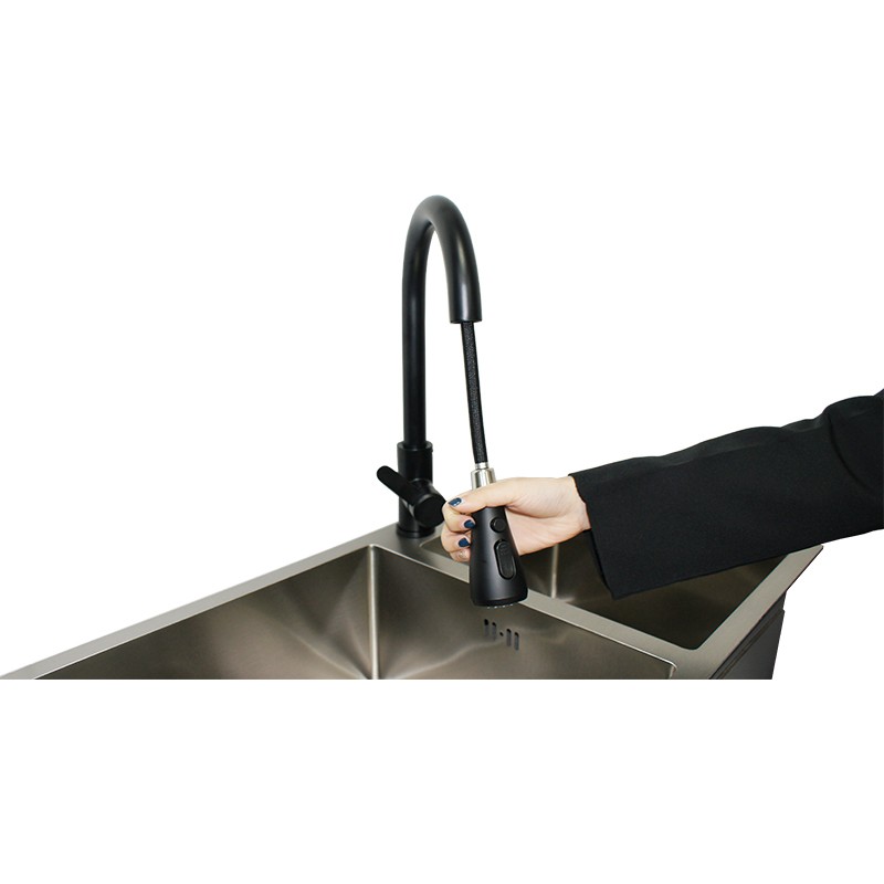 Black Pull Down Kitchen Faucet