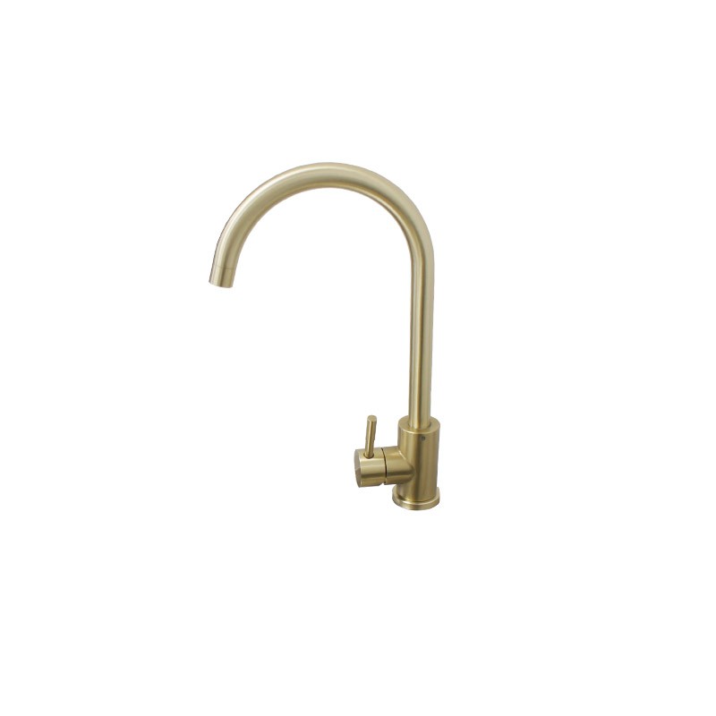 Gold Brushed Water Mixer Tap